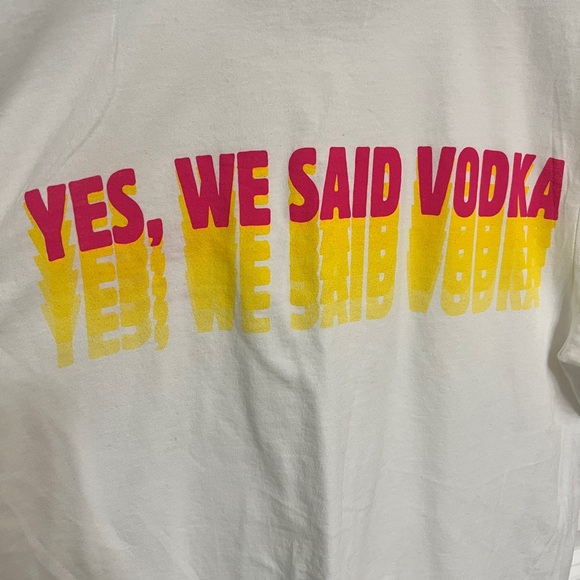 Unisex beer/vodka white tee-shirt size S - Picture 4 of 7